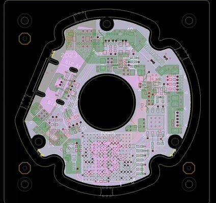 Placas de PCB de várias camadas com furo traseiro de 0,15 mm para fabricação