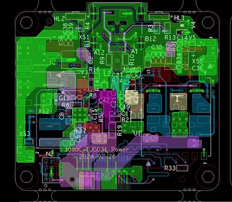 2-48 Placa de PCB de precisão de camada multicamada com 20 1 relação de aspecto